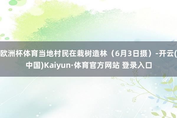 欧洲杯体育当地村民在栽树造林（6月3日摄）-开云(中国)Kaiyun·体育官方网站 登录入口